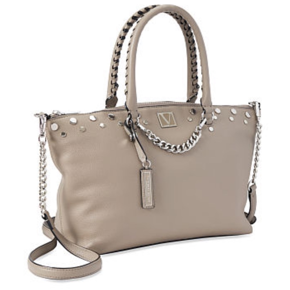 VICTORIAS SECRET | The Victoria Slouchy Satchel in Taupe